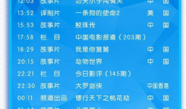 央视电影频道节目表,精彩电影轮番上演，周末观影指南